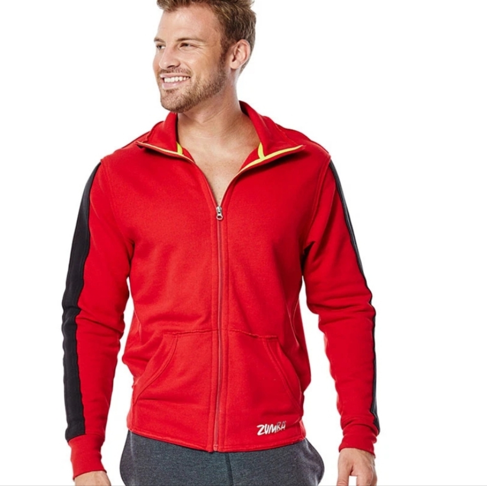 Zumba Fitness Red and Black Men's Jacket